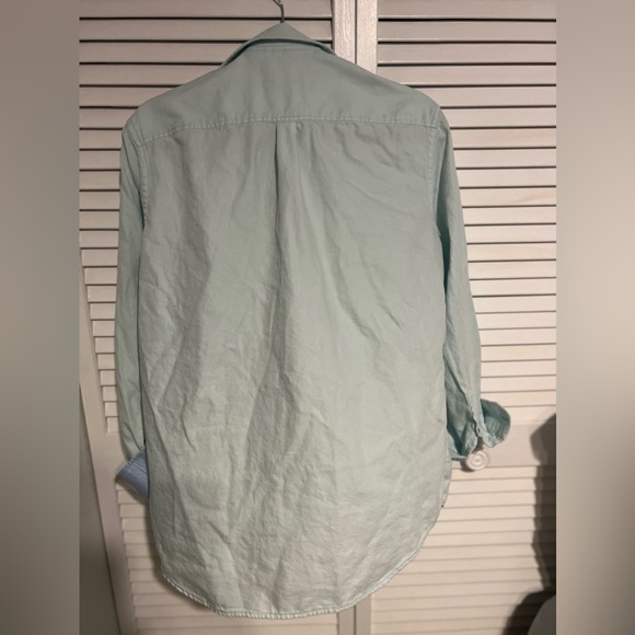 Mens Tasso Elba Blue Size S Dress Shirt - Picture 4 of 5